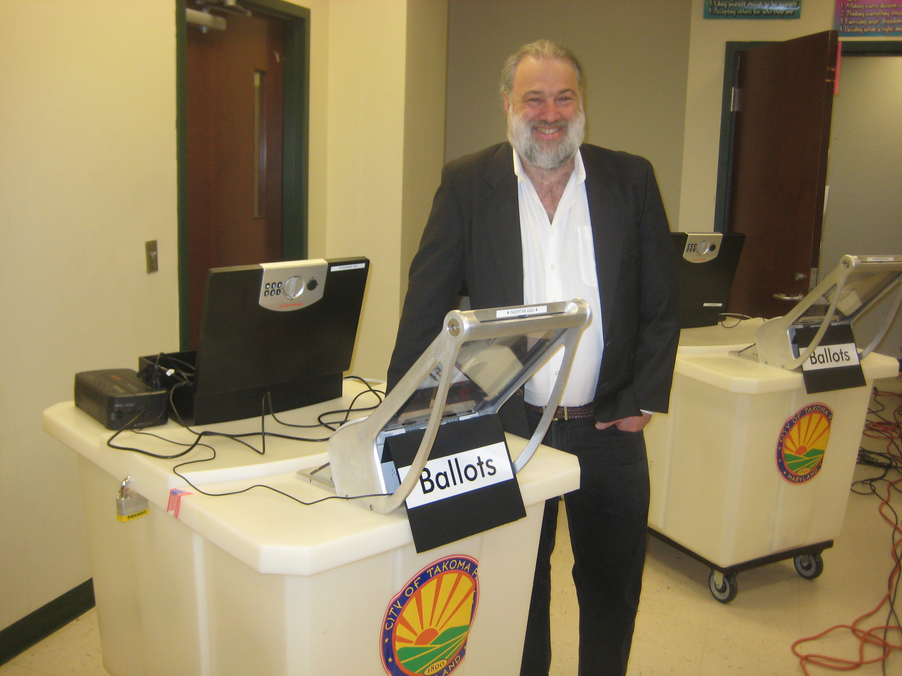 David Chaum at Takoma Park